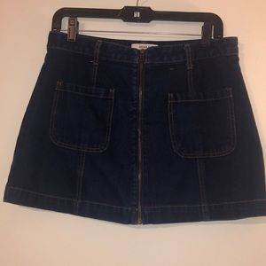 Mini Flare  jean skirt